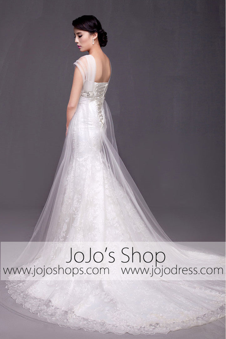 Vintage A-line Mermaid Lace Dress | G2013