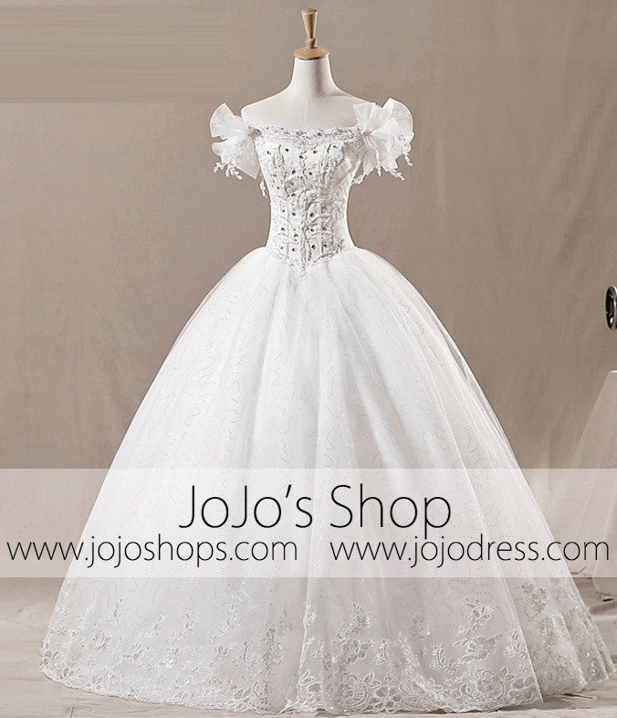 Off the Shoulder Wedding Dress Bridal Gowns