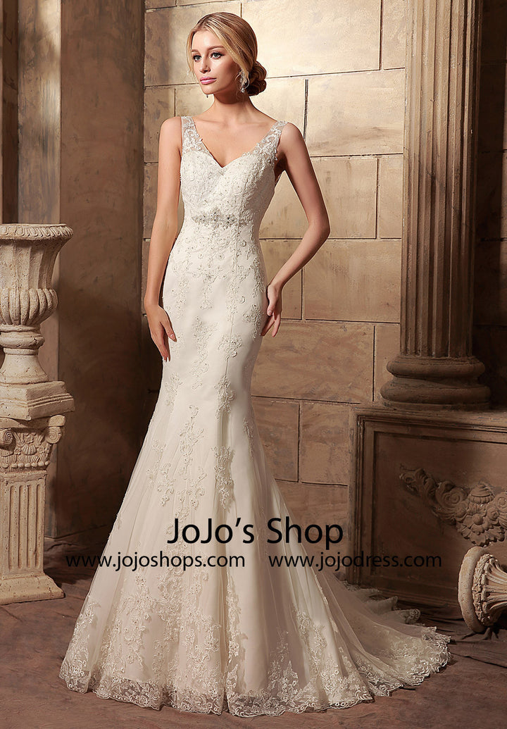 Vintage Style Fit and Flare Lace Dress | HL1003