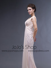 Grecian Long Formal Evening Prom Dress