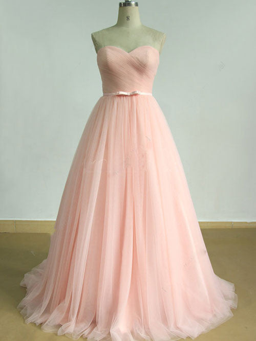 Princess Style Blush Pink Tulle Dress | EE3007