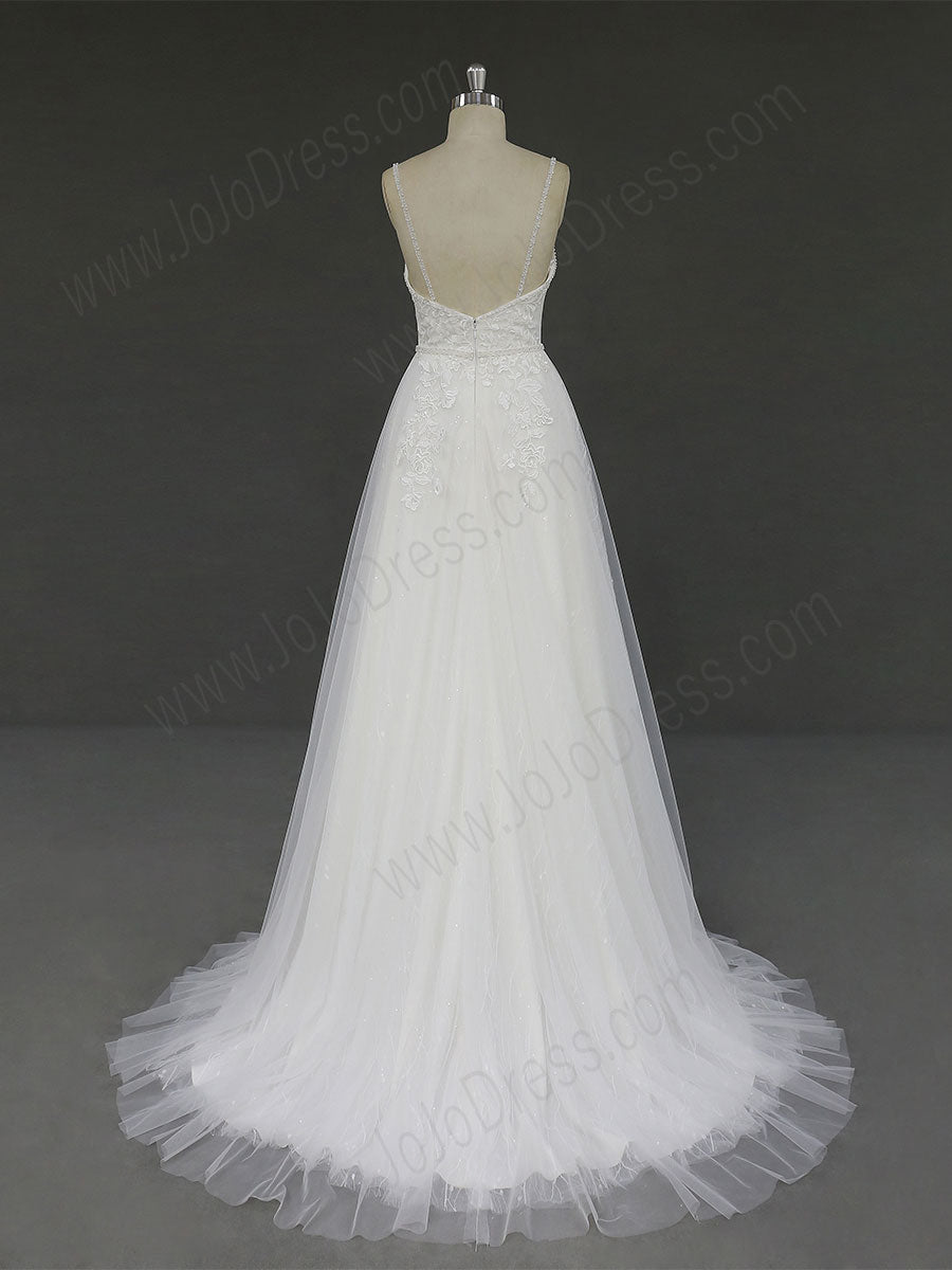 Destination Lace Wedding Dress with Open Back RD2003