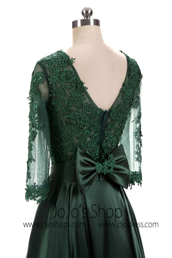 Dark Green Lace Formal Special Occasion Wear