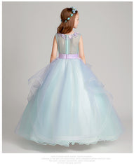 Flower Girl Princess Ball Gown Party Dress Birthday Dress