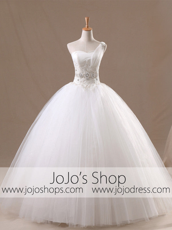 One Shoulder Dress | Princess Dress | Debutante Ball Gown