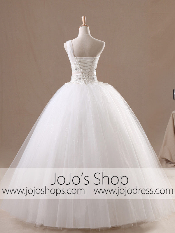 One Shoulder Dress | Princess Dress | Debutante Ball Gown