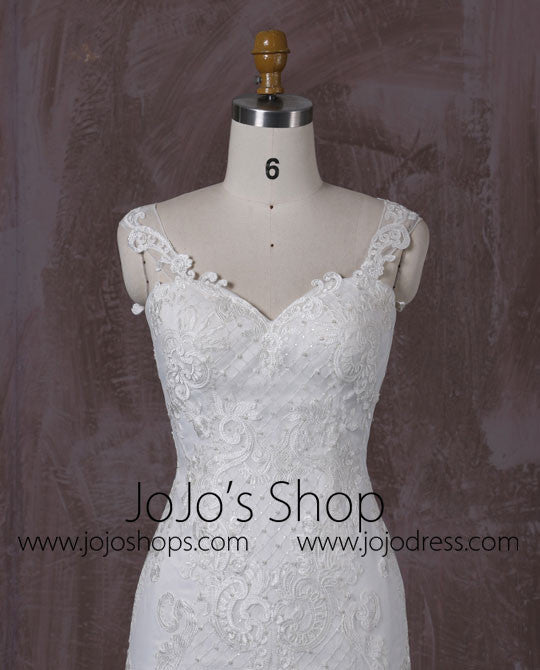 Fit and Flare Lace Dress with Lace Illusion Back | QT85345