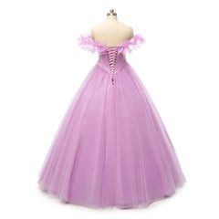 Pink Lilac Floor Length Formal Prom Dress with Off the Shoulder Neckline EN5403Pink Lilac Floor Length Formal Prom Dress with Off the Shoulder Neckline EN5403