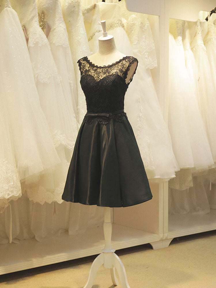 Little Black Lace Dress YW1711 Size 16 / Black