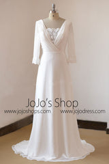 Vintage Boho Style Long Sleeves Chiffon Dress