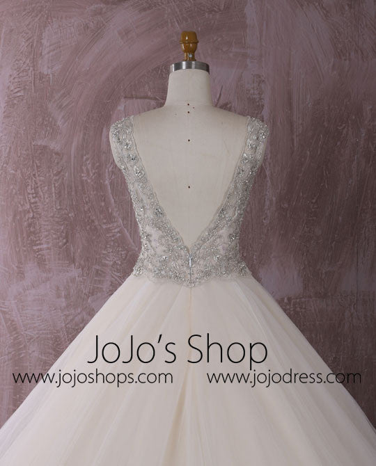 Stunning Tulle Ball Gown Dress with Jeweled Embroideries | QT815006