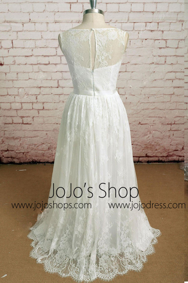 Elegant Vintage Style Lace Dress with French Lace | EE3002