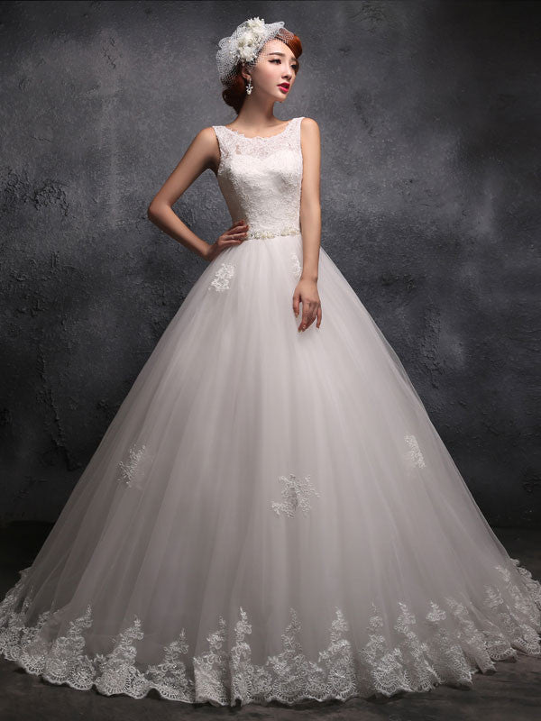 Modest Straps Lace Debutante Ball Gown Dress X025