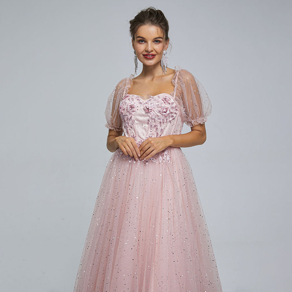 Peach Formal Evening Dress Peach Formal Evening Dress