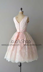 Modest Pink Short Prom Formal Dress