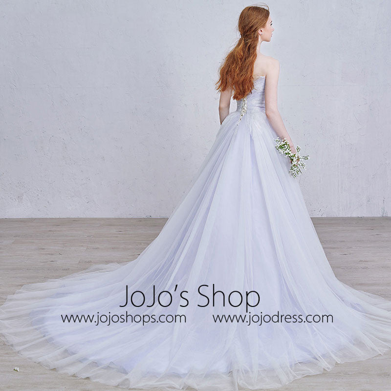 Whimsical Powder Purple Formal Dress