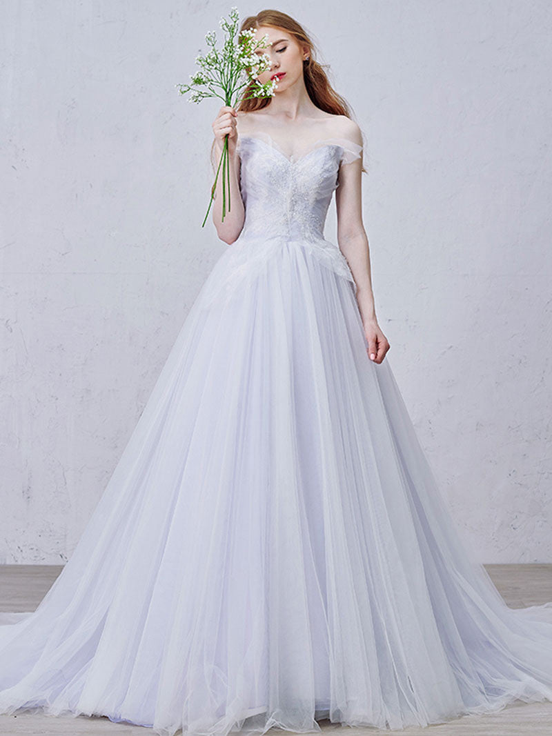 Whimsical Powder Purple Formal Dress