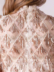 Red and Gold Ball Gown Prom Dress 