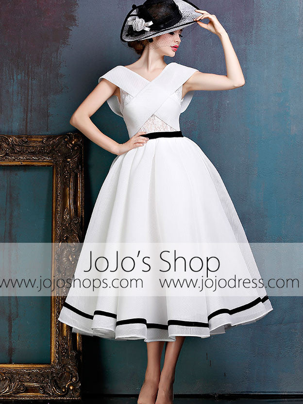 Retro 50s 60s Open Back Prom Formal Evening Dress