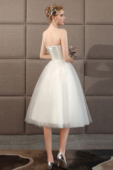 Ballerina Style Short Tulle Wedding Dress