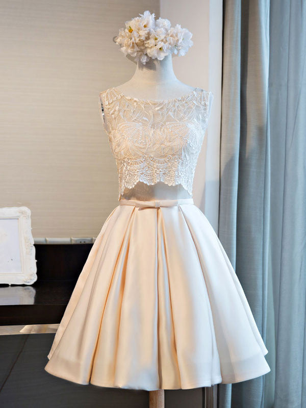 Short Lace Wedding Reception Dress