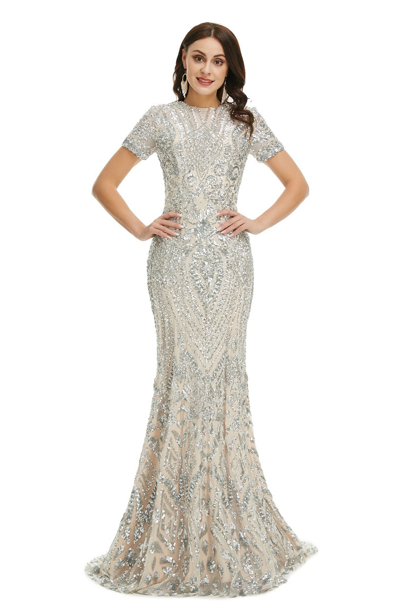 sachin and babi light blue dress Cheap Modest Formal Dresses | Vintage Prom Gowns main image 1
