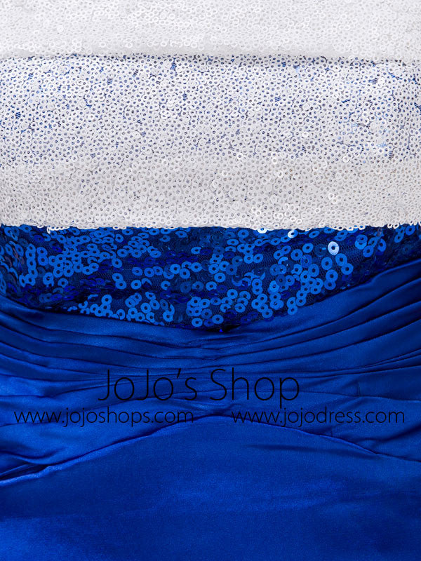 Sexy Short Blue Cocktail Dress 