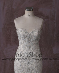 Strapless Mermaid Dress with Beaded Embroideries | QT815004