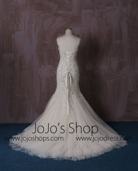 Strapless Mermaid Dress with Beaded Embroideries | QT815004