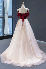 Red Carpet Tulle Formal Prom Evening Dress RS2008