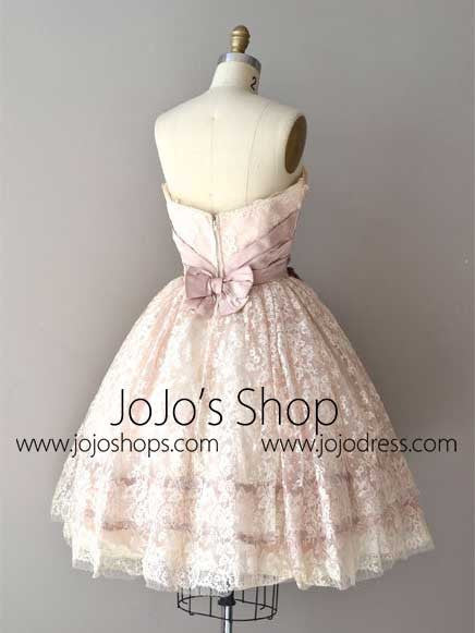 Strapless Lace Princess Formal Dress