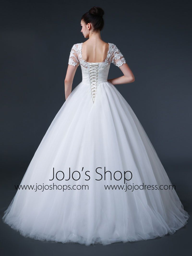 Silk Duchess Satin - Strapless Ball Gown Wedding Dress, White – Jinza Bridal